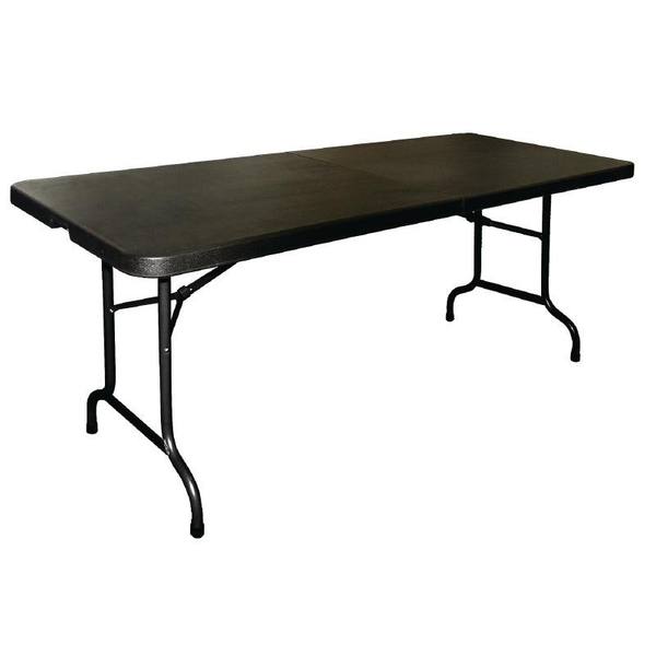 Bolero Buffet-Tisch, klappbar, 183 cm, schwarz