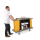 Bolero Haushaltswagen, 2 x 77 Ltr. Säcken
