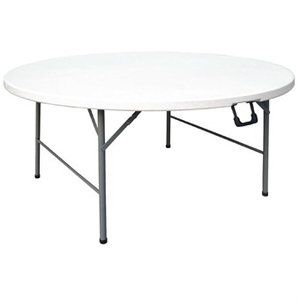 Bolero Buffet-Tisch, klappbar,  153 cm, grau