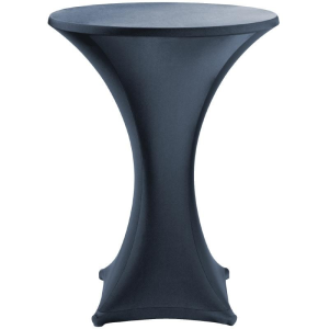 Jersey Stretchtischdecke schwarz, für U502