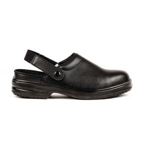 Lites Unisex Sicherheits-Clogs schwarz