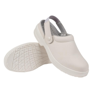 Lites Unisex Sicherheits-Clogs weiß
