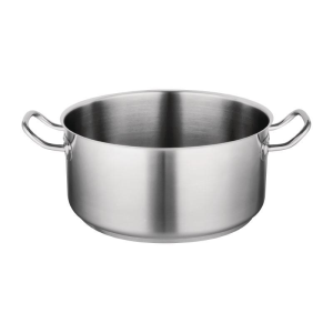 Vogue Edelstahl Kochtopf niedrig 24 cm
