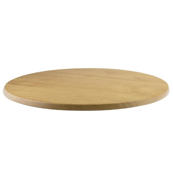 Werzalit Tischblatt, Eiche hell, rund, 60 cm