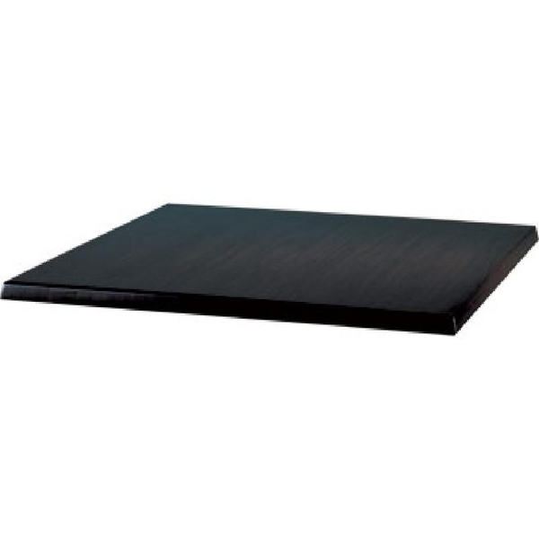 Werzalit Tischblatt schwarz, 60x60 cm