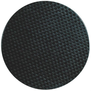 Werzalit Tischblatt, Rattan anthrazit, rund, 60 cm