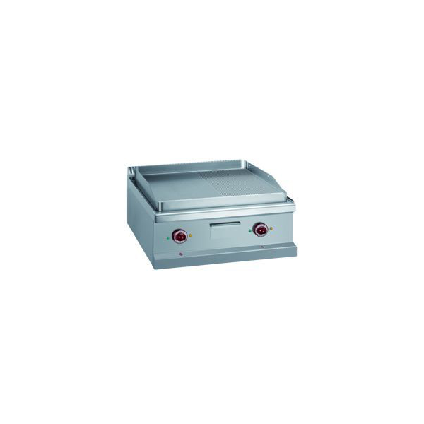 Elektro Grillplatte 1/2 glatt 1/2 gerillt -Top-