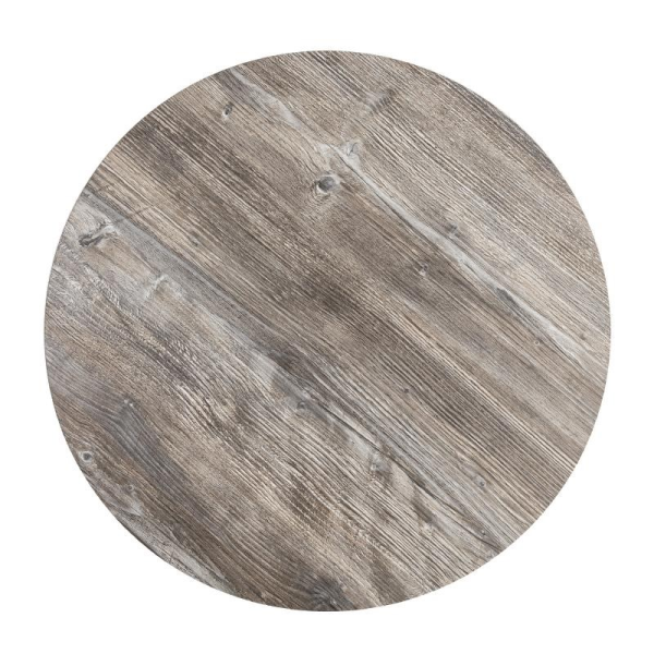 Compact Exterior Tischplatten rund Vintage Pine 60cm