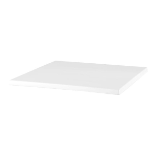 Werzalit Tischplatte quadratisch weiß 60cm