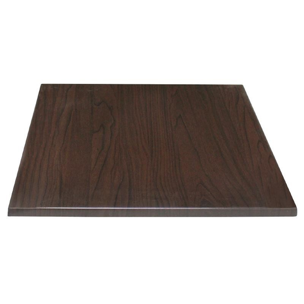 Bolero Tischplatte viereckig dunkelbraun 60cm