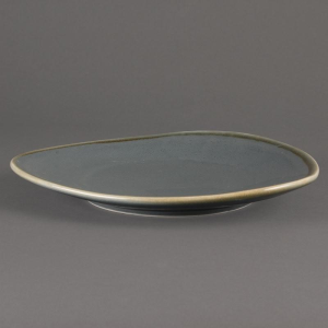 Olympia Kiln dreieckiger Teller Ozean 28cm