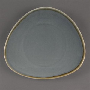 Olympia Kiln dreieckiger Teller Ozean 28cm