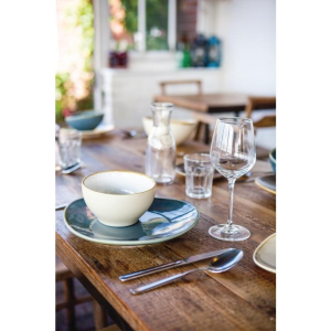 Olympia Kiln dreieckiger Teller Ozean 28cm