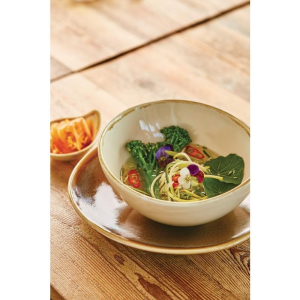 Olympia Kiln dreieckiger Teller Borke 28cm