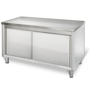 Arbeitsschrank 1,0m - mit Schiebetür