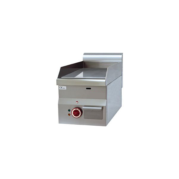 Elektro Grillplatte, glatt "verchromt" -Top-