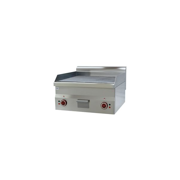 Elektro Grillplatte, glatt "verchromt" -Top-