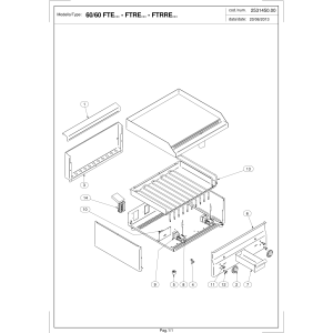 Elektro Grillplatte, glatt "verchromt" -Top-