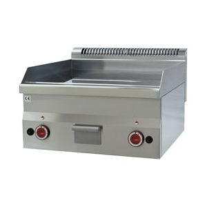 Gas Grillplatte, glatt "verchromt" -Top-