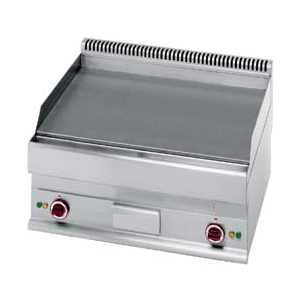 Elektro Grillplatte, glatt -Top- hartverchromt "50...