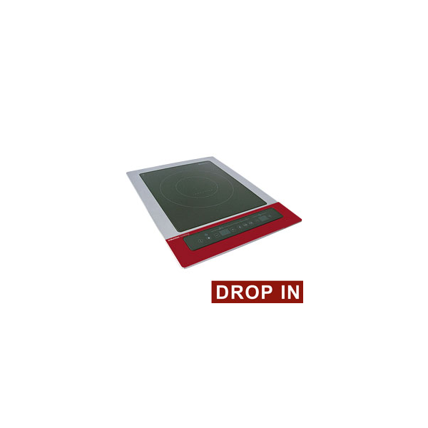 Induktionsplatte, Einbaugerät,6 kW-TRI, Touch-Tasten