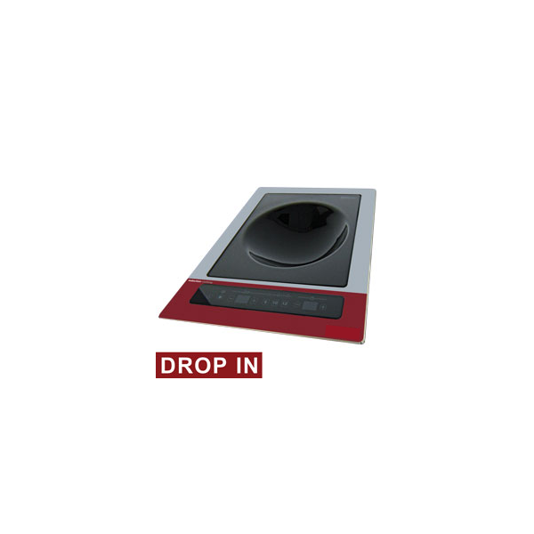 Induktionsplatte "WOK zum Einbauen" 6000 W-TRI, Touch-Tasten