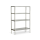 Edelstahlregal 1,4 x 0,5 m - mit 4 Ablagen (VERSTELLBAR)