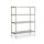 Edelstahlregal 1,8 x 0,5 m - mit 4 Ablagen (VERSTELLBAR)