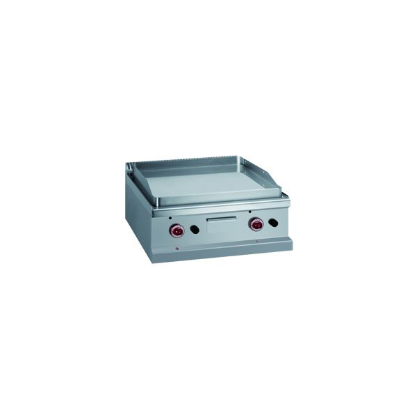 Gas Grillplatte, glatte Grillplatte hartverchromt 50 µm -Top-