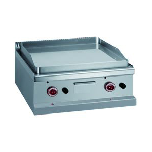 Gas Grillplatte, glatte Grillplatte hartverchromt 50...