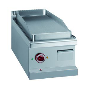 Elektro Grillplatte mit glatter Grillplatte - Top-