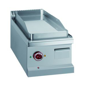 Elektro Grillplatte, glatte Grillplatte hartverchromt 50...