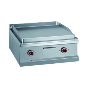 Elektro Grillplatte mit glatter Grillplatte - Top-