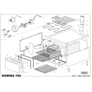 Unterbau mit Gasbackofen GN 2/1