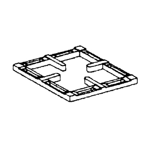 Aufsatzrost aus Gusseisen