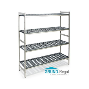 Aluminium Grundregal (Eloxiert) - 1190 x 1685 mm