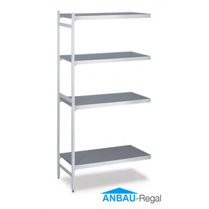 Aluminium Anbauregal (Eloxiert) - 780 x 1800 mm