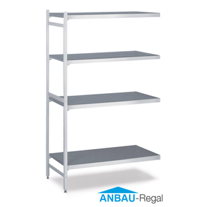 Aluminium Anbauregal (Eloxiert) - 900 x 1800 mm