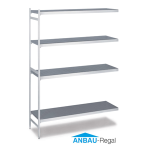 Aluminium Anbauregal (Eloxiert) - 960 x 1800 mm