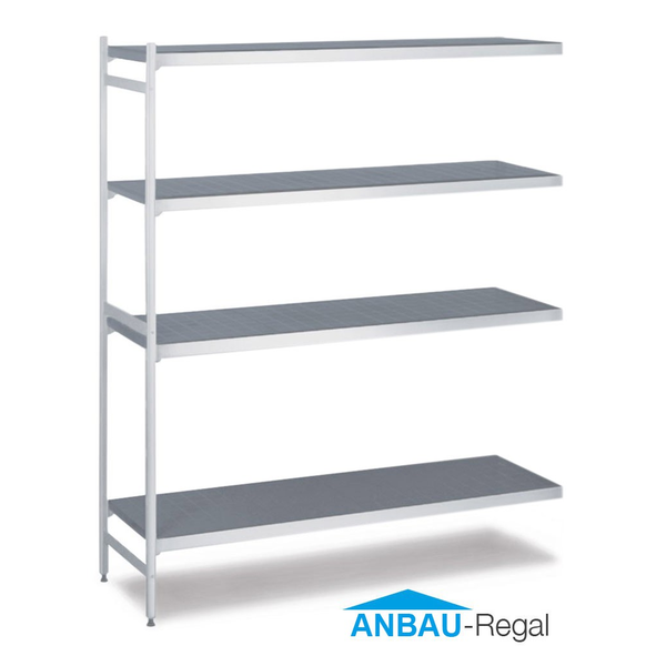 Aluminium Anbauregal (Eloxiert) - 1200 x 1800 mm