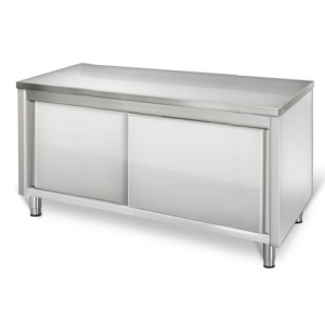 Arbeitsschrank 1,4m - mit Schiebetür