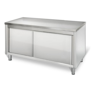 Arbeitsschrank 1,4m - mit Schiebetür