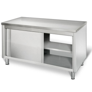 Arbeitsschrank 1,0m - mit Durchreiche