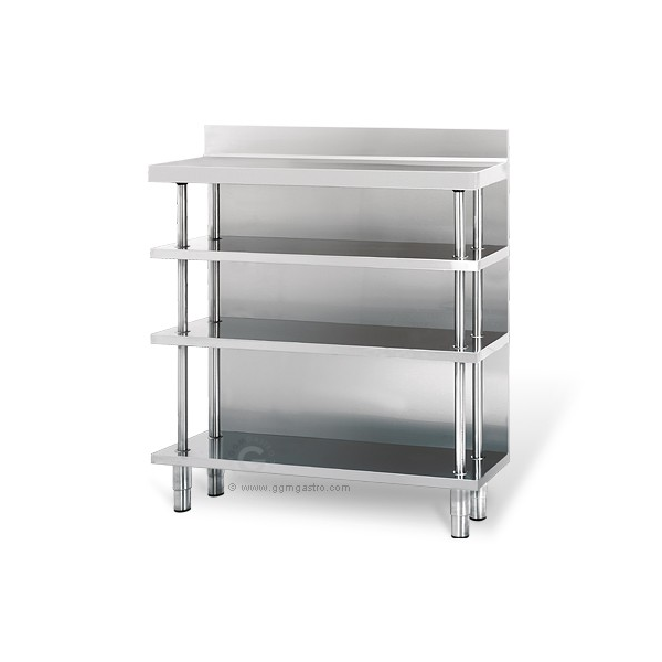 Bar Arbeitstisch 1,0m x 0,3m, mit 4 Ablagen