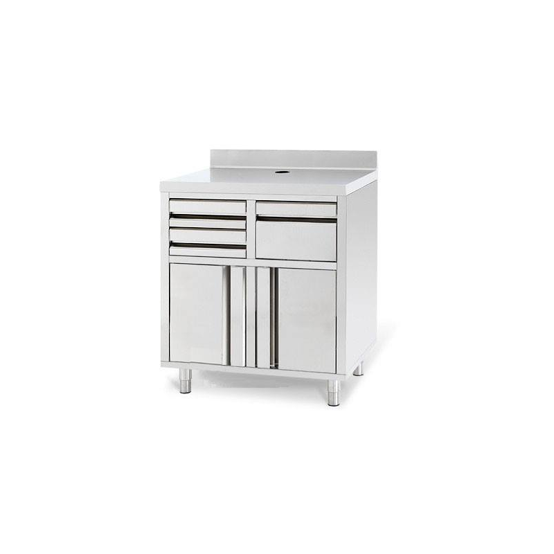 Kaffee Unterschrank 0,8m, ohne Ablage, 738,75