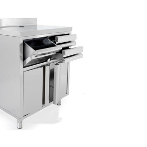 Kaffee Unterschrank 1,0m, mit Ablage Rechts