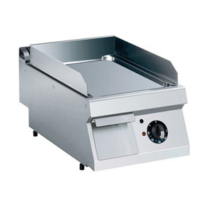 Elektro Grillplatte, glatt aus Hartchrom -TOP-
