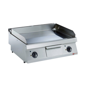 Elektro Grillplatte, glatt aus Hartchrom -TOP-