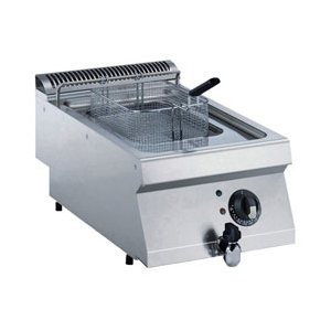 Elektro Friteuse, Becken in "Y" Form, 7 L, exaterne Heizelemente -TOP-
