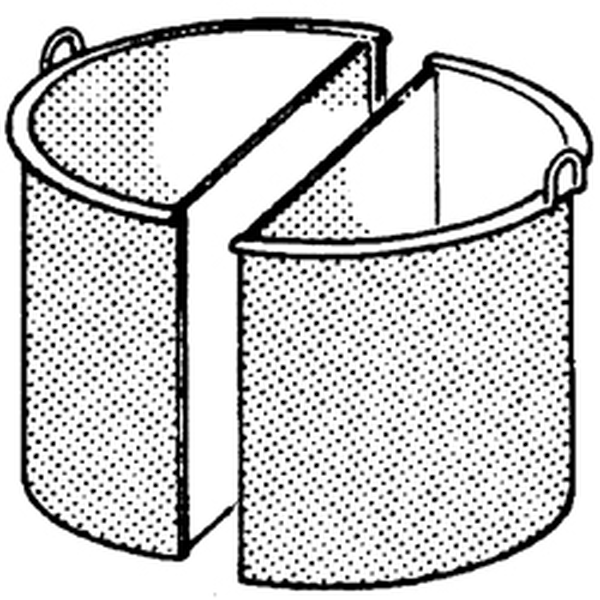 Basket 2 sectors, 100 liters